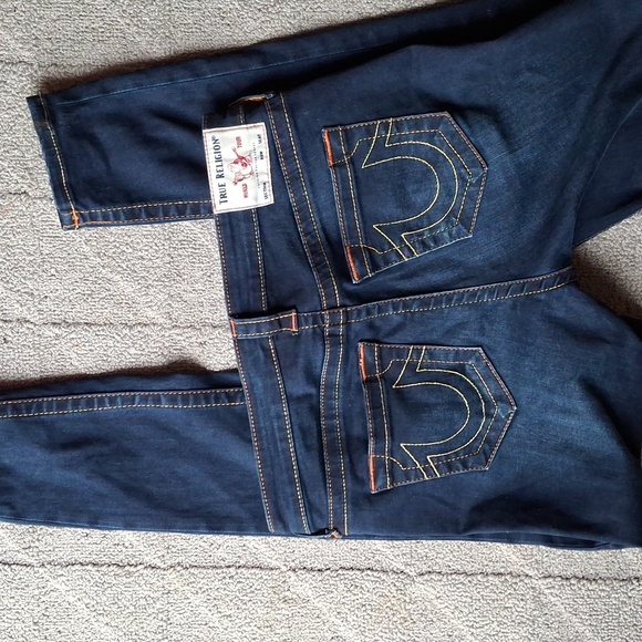 True Religion Y2K Vintage Halle Jeans Darkwash Size 29 - Picture 4 of 8
